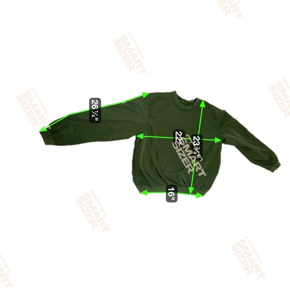 Lyle & Scott Mens Green Crewneck Sweatshirt M Golf Sports Outdoors Fall Football - Picture 3 of 12